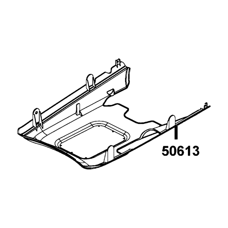 50613-LGR5-E10 COVER UNDER — diagram cutout