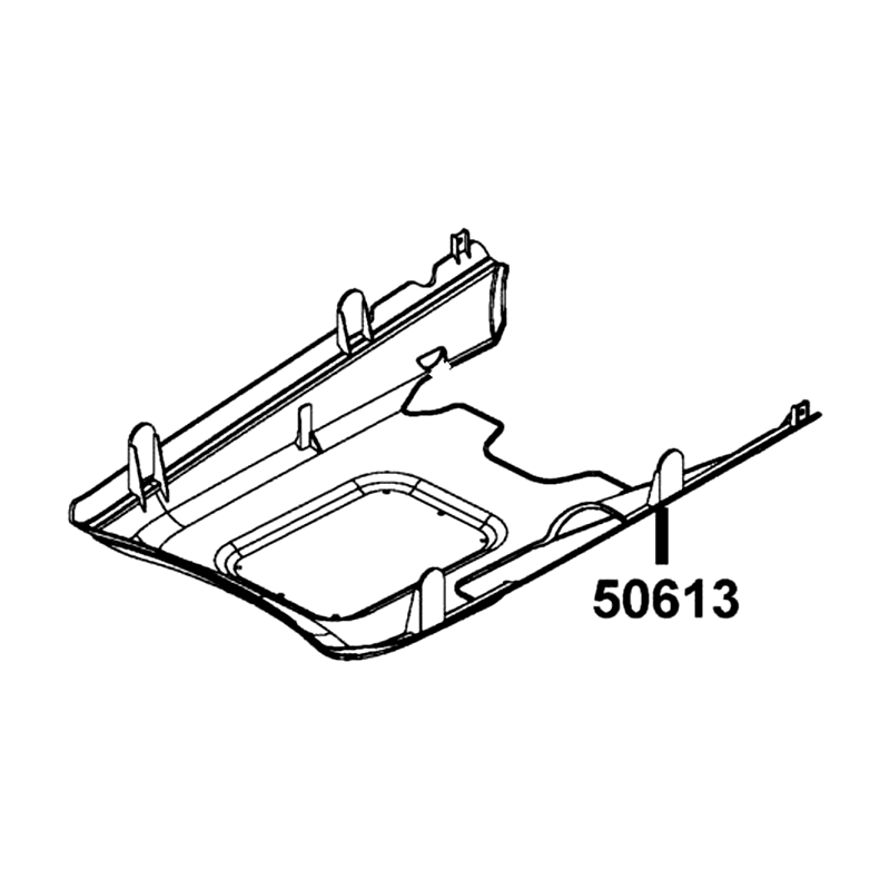 50613-LGR5-E10-N1R COVER UNDER — diagram cutout