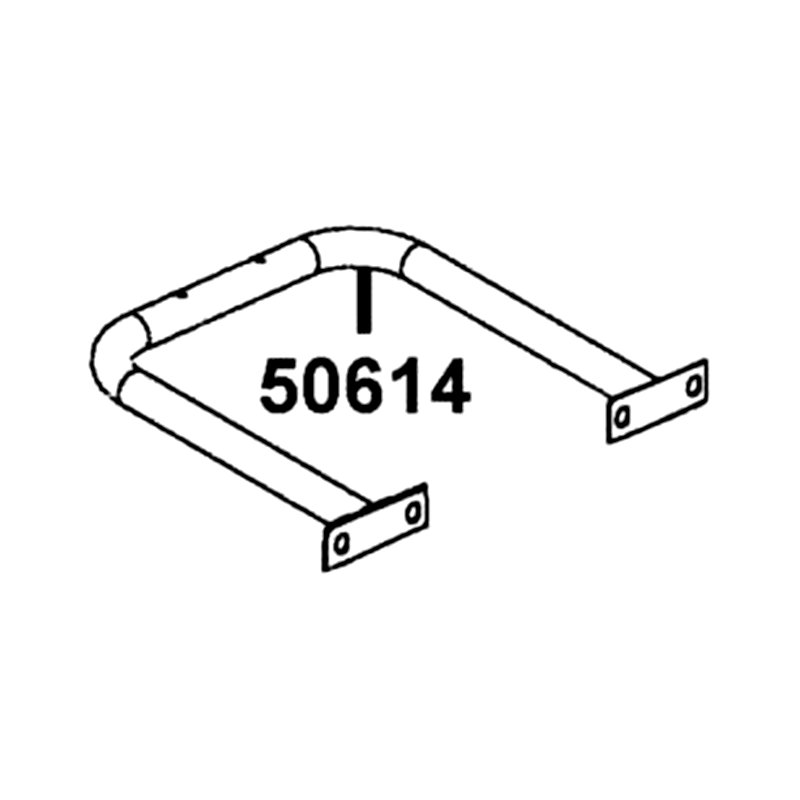 50614-PWB1-900 FOOTREST WELDMENT — diagram cutout