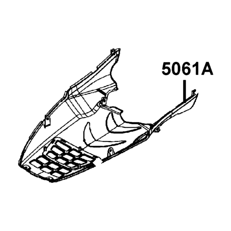 5061A-ABD2-C00-N1R "ASSY., UNDER COVER" — diagram cutout