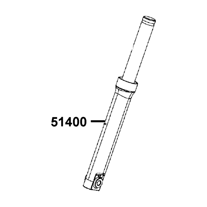 51400-AEB9-M30-HLA FORK ASSY RH FR — diagram cutout