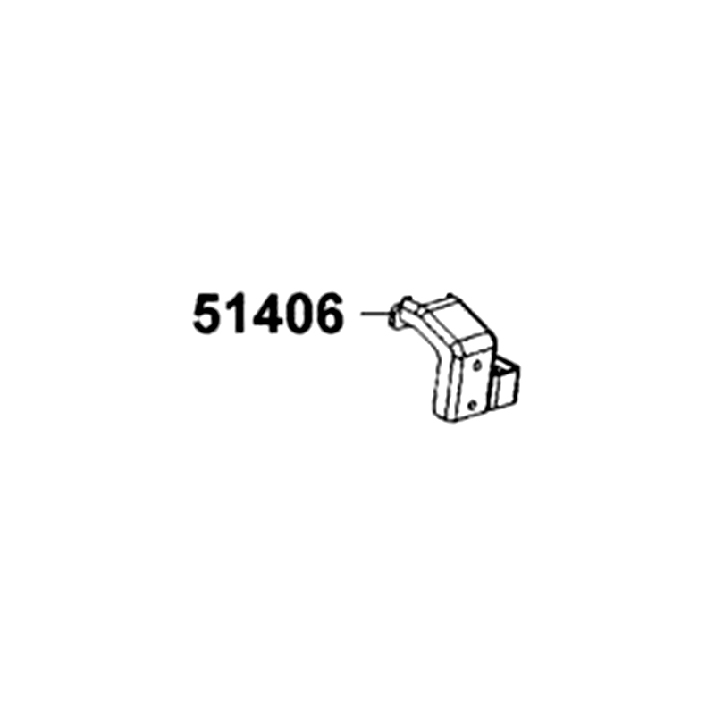 51406-AHH8-M00 RH STAY FR CARRIER — diagram cutout