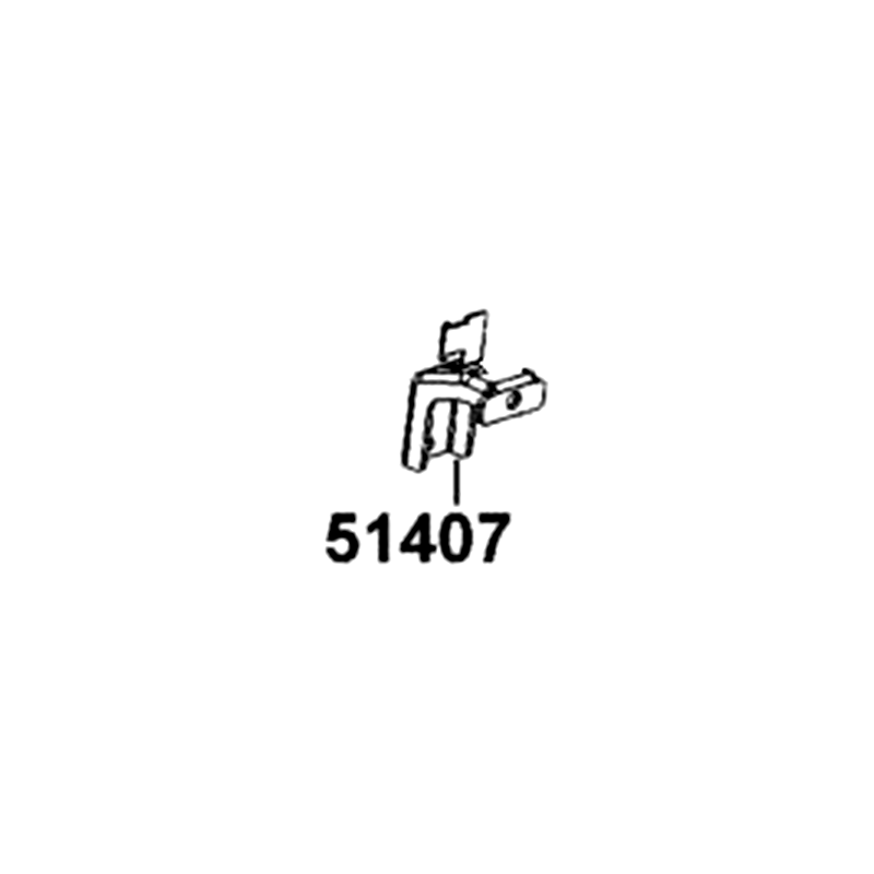 51407-AHH8-M00 LH STAY FR CARRIER — diagram cutout