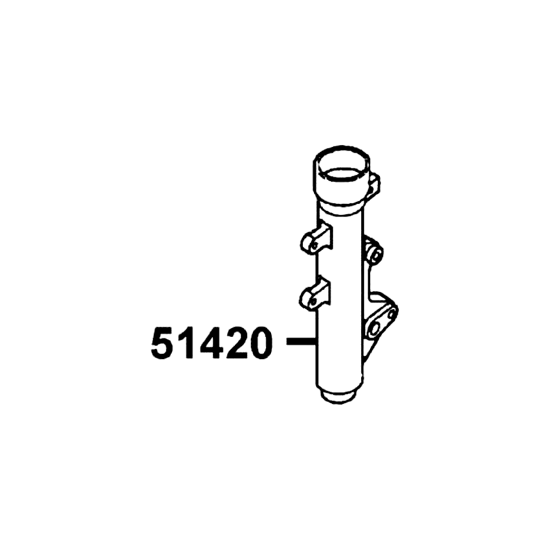 51420-BAA7-E00-NEA PIPE R FR FORK BOTTOM — diagram cutout