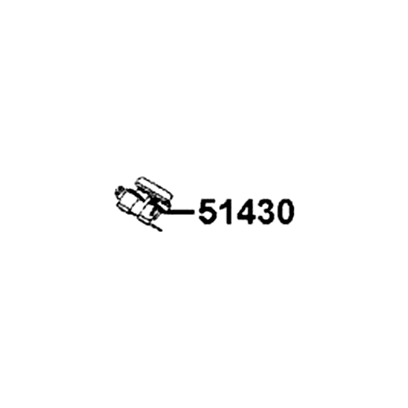 51430-ACD5-E00 SPRING PAD — diagram cutout