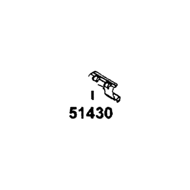51430-LEA7-E00 SLIDE PAD — diagram cutout