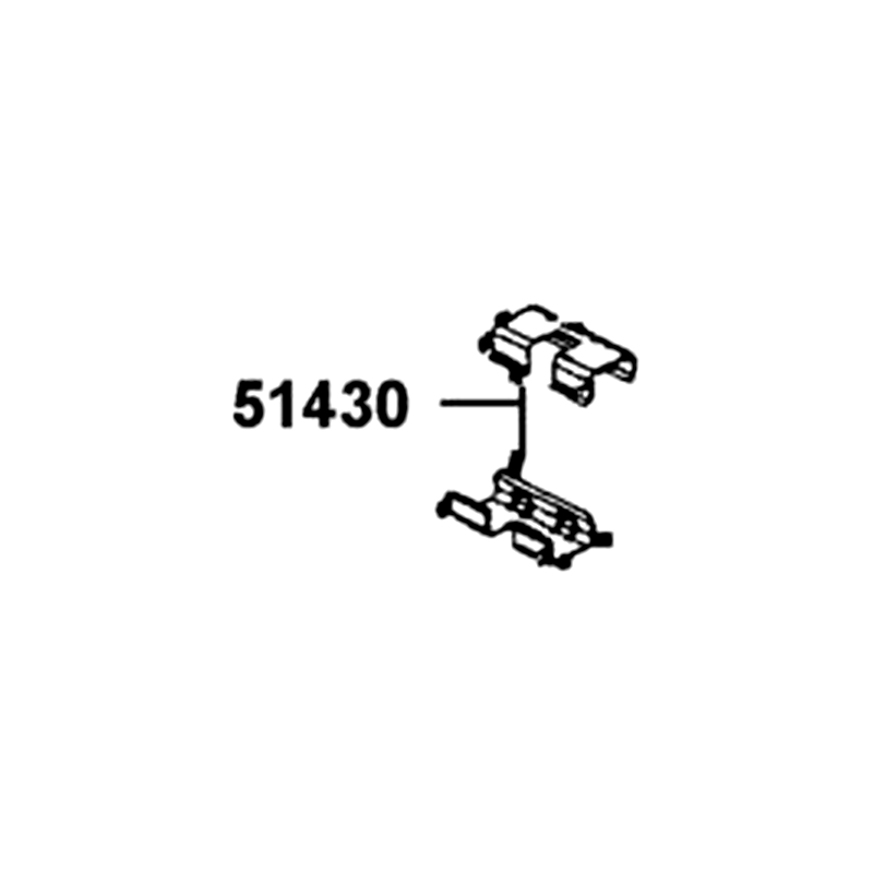 51430-LGE5-E02 SLIDE PAD — diagram cutout