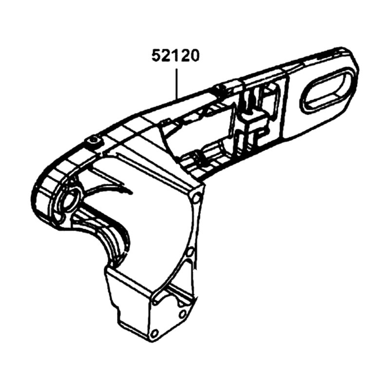 52120-LGC6-E01-T02 FORK CAST, RR R/H — diagram cutout
