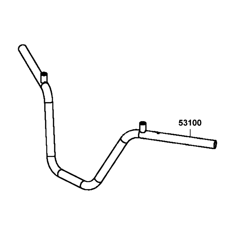 53100-ALC1-900 HANDLE PIPE STEERING — diagram cutout