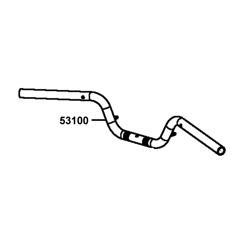 53100-BLA2-M30 HANDLE COMP STRG — diagram cutout