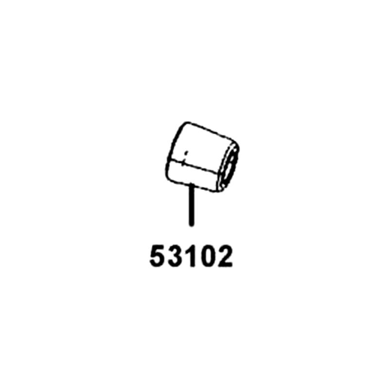 53102-LEA5-E00-NES END HANDLE — diagram cutout