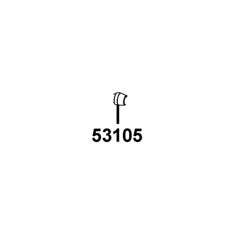 53105-LEJ2-E1A END L HANDLE — diagram cutout