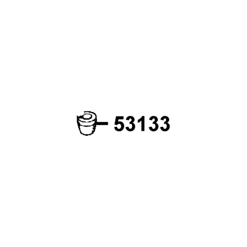 53133-3H98-C00 RUBBER HANDLE CUSHION — diagram cutout