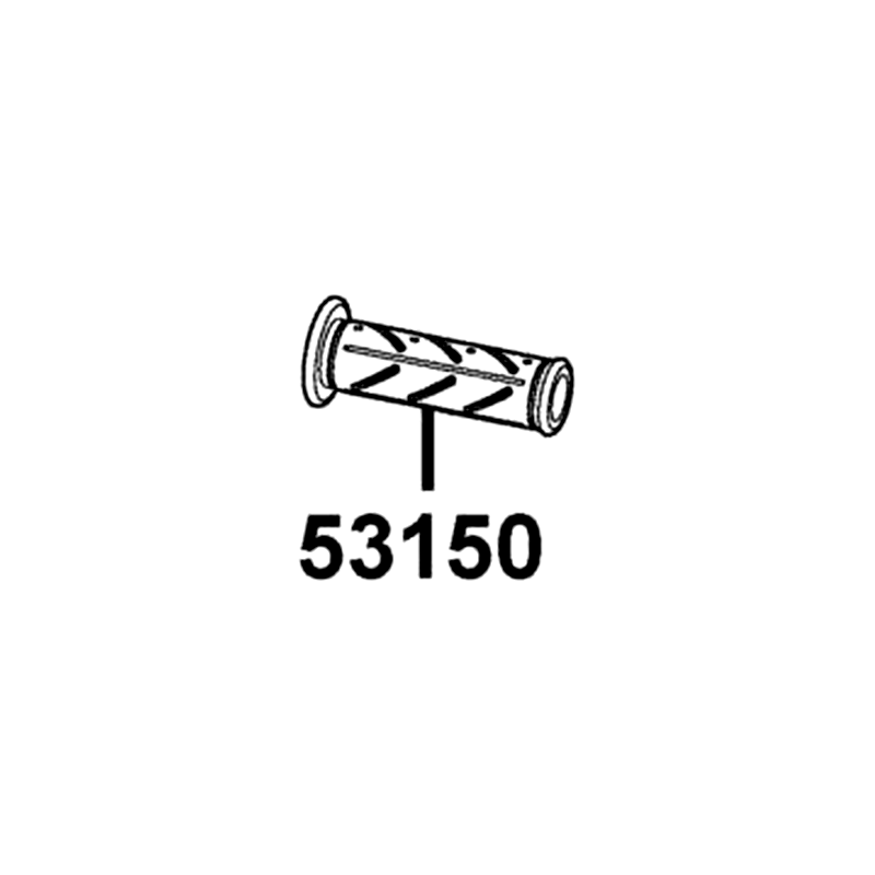 53150-LEA6-900-N1R GRIP COMP L HANDLE (Black) — diagram cutout