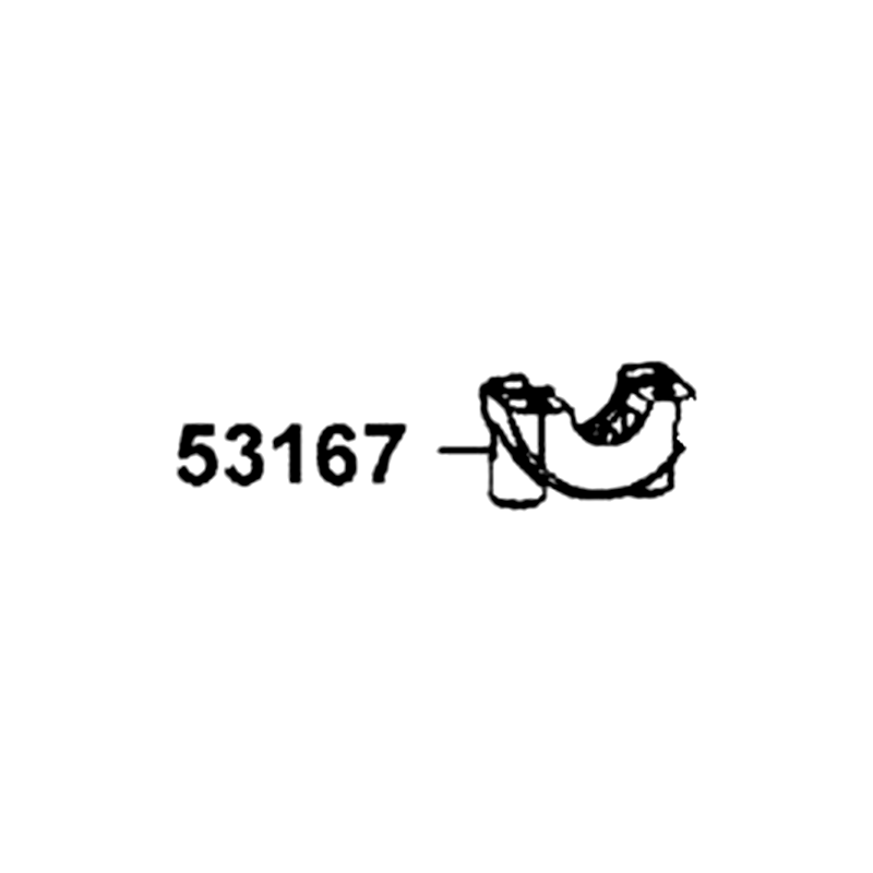53167-LGE5-E01 HOUSING, UND. THROT — diagram cutout