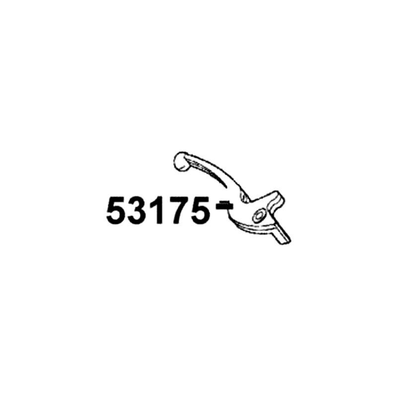 53175-KXBX-E00-N1A LEVER R STRG HNDL (BLACK ) — diagram cutout