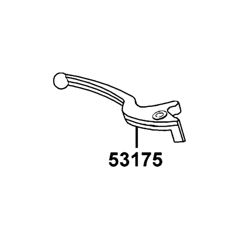 53175-LEA2-910-M3A LEVER R STRG HANDLE — diagram cutout