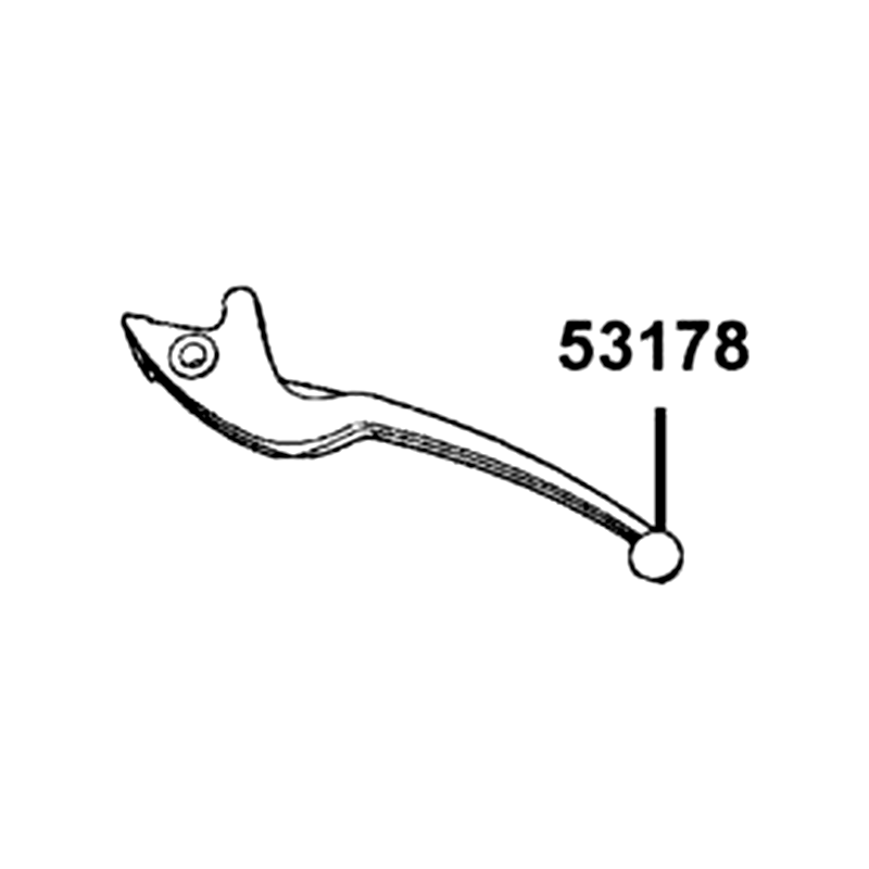 53178-KEBE-900-M2A LEVER L STRG HNDL — diagram cutout