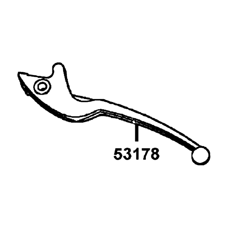 53178-PWA6-900-M2A LEVER L STRG HANDLE — diagram cutout