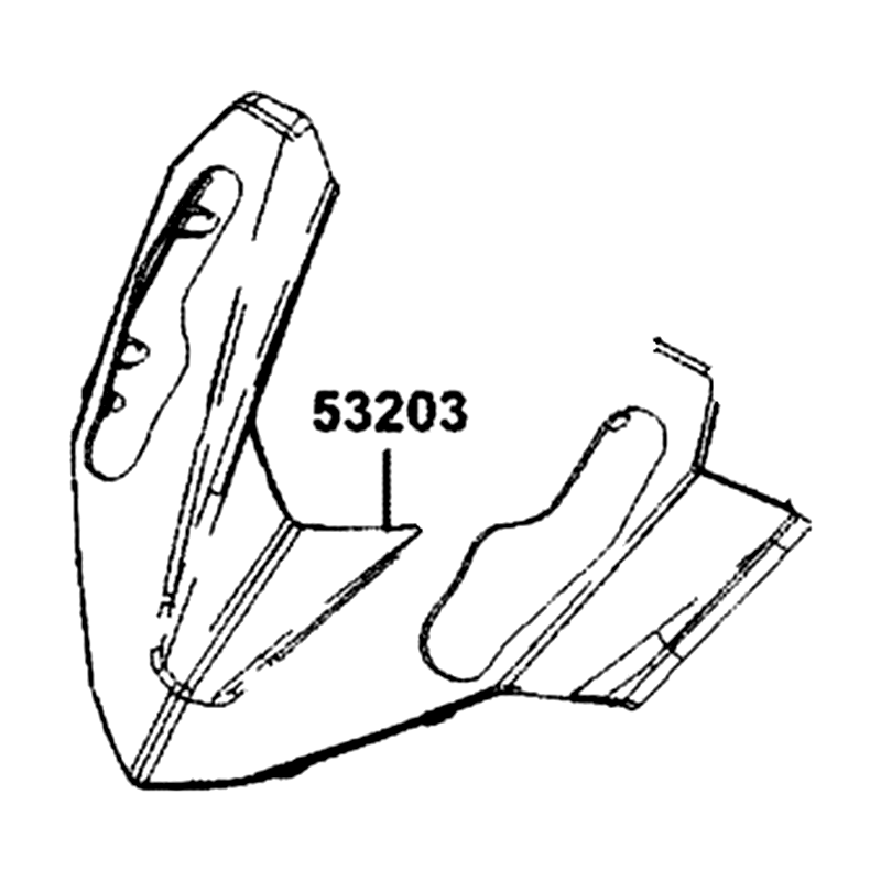 53203-AGJ5-E00-N1R MOLDING FRONT (Black) — diagram cutout
