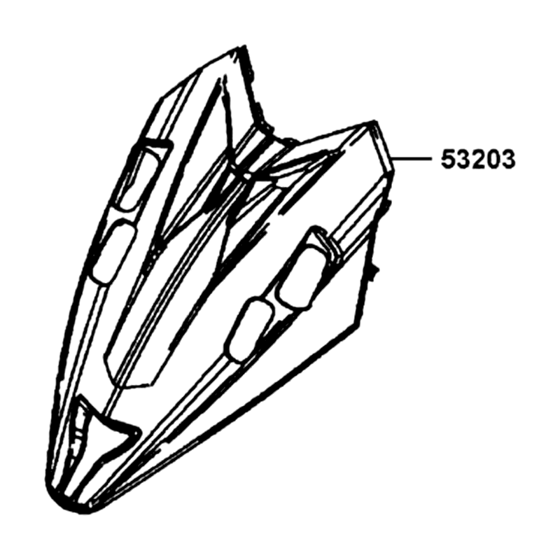 53203-LGC6-E00-N1R COVER FR MERTER (Black) — diagram cutout