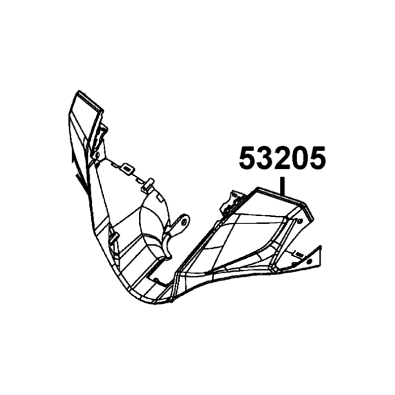 53205-AHJ2-E11-HLP "COVER UP, HANDLE FR" — diagram cutout