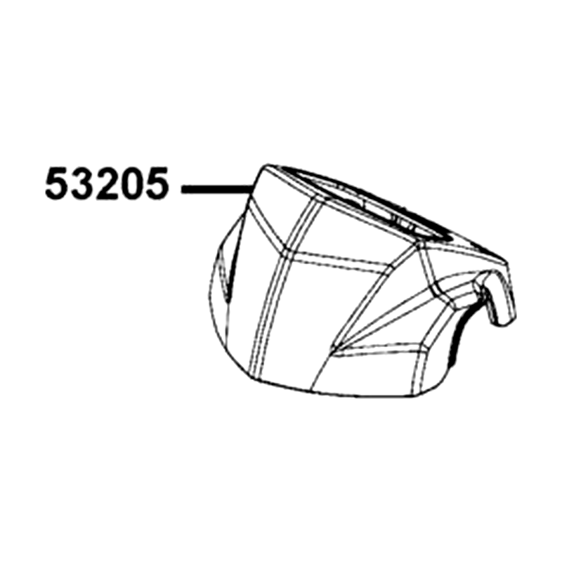 53205-LCA5-EV0-C3R COVER HANDLE — diagram cutout