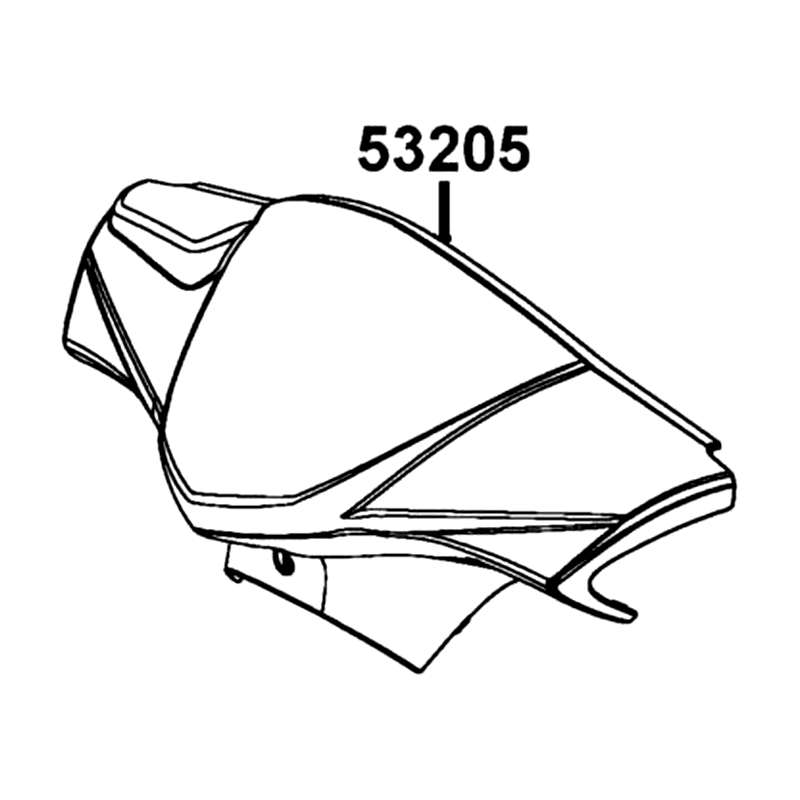 53205-LCB9-M30-R1P COVER FR HANDLE — diagram cutout