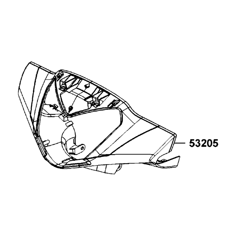 53205-LGE5-M30-D3G COVER FR HANDLE — diagram cutout