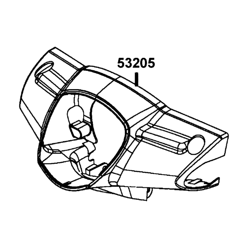53205-LGR4-M30-NHP COVER HANDLE FR — diagram cutout