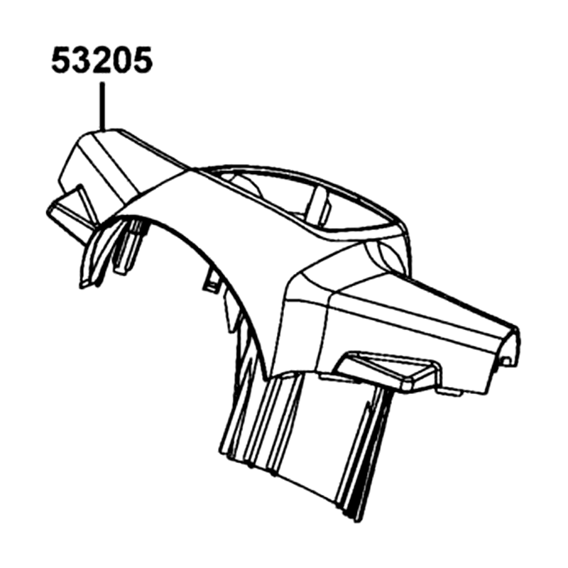 53205-LKC7-M30-GFP HANDLE COVER UP — diagram cutout