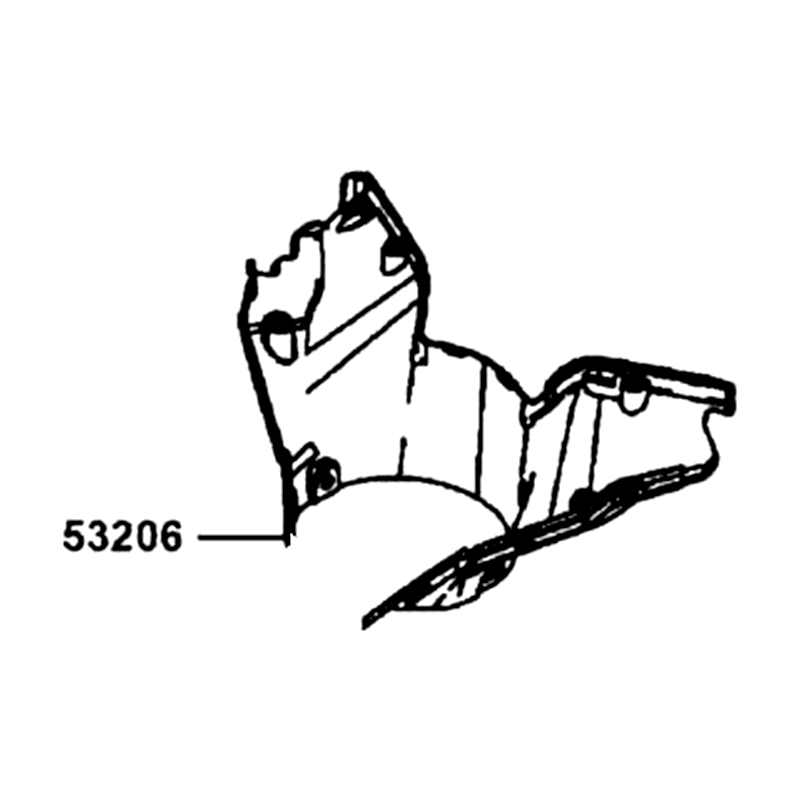 53206-LGC6-E00-N1R COVER HANDLE LOW (Black) — diagram cutout