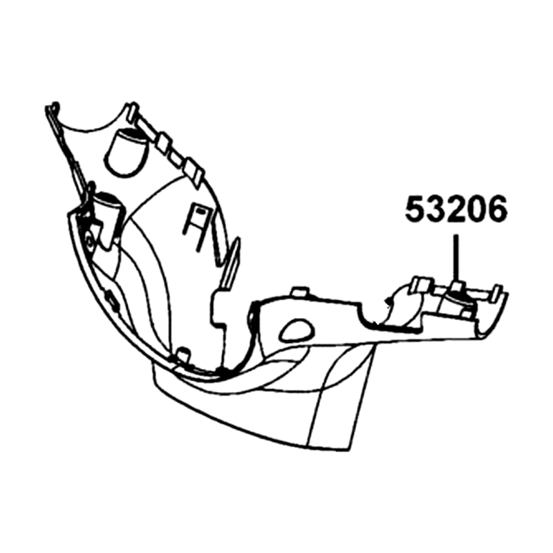 53206-LKC7-M30-J8P HANDLE COVER LOW — diagram cutout