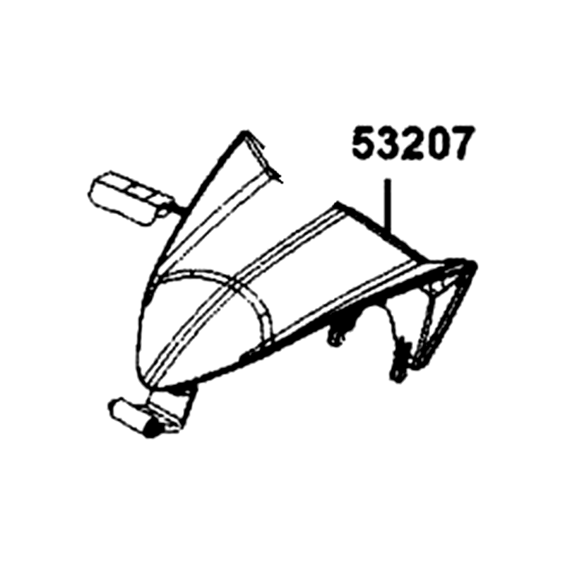53207-BAA7-E00-JEP TOP COVER HANDLE COVER — diagram cutout