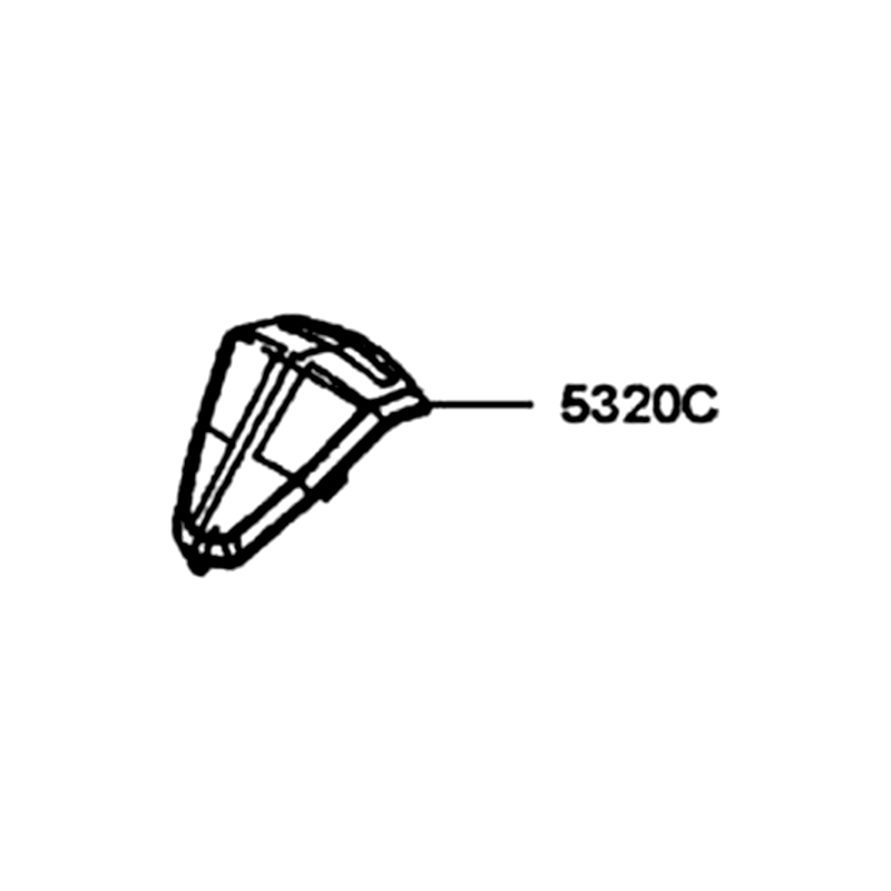 5320C-LGC6-E00-T01 TOP COVER ASSY. HANDLE COVER — diagram cutout