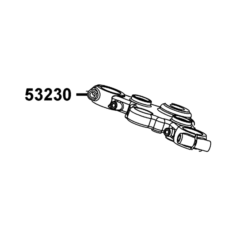53230-LKL5-E30 BRIDGE FORK TOP — diagram cutout