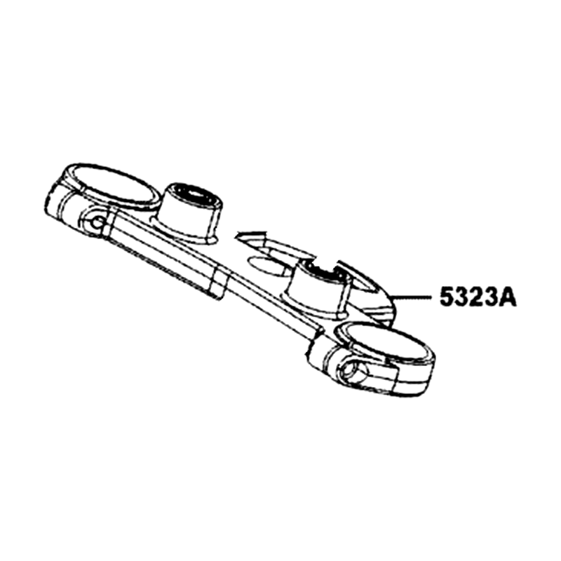 5323A-AKB8-E00 BRIDGE ASSY FR FORK — diagram cutout