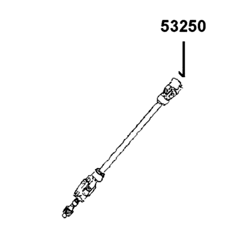 53250-LEE8-E00 STEERING SHAFT ASSY — diagram cutout