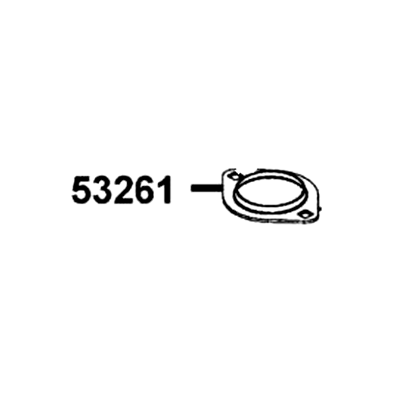 53261-PWB1-900 FLANGE BEARING-TWO MTG HOLE — diagram cutout