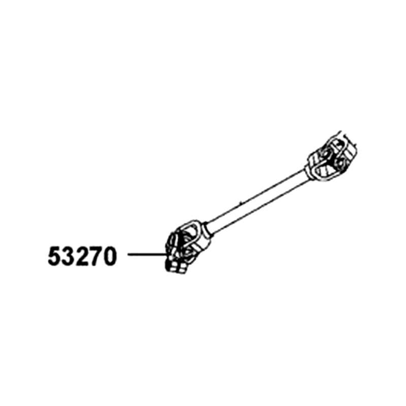 53270-AKJ3-M00 STEERING SHAFT, ASSY (EPS LOWER) — diagram cutout