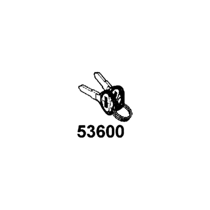 53600-LBE8-305 LOCK STEERING HNDL — diagram cutout