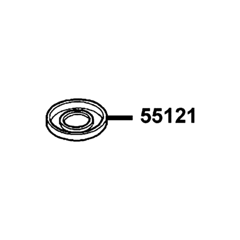 55121-LCD1-C00 RUBBER OIL GUIDE — diagram cutout