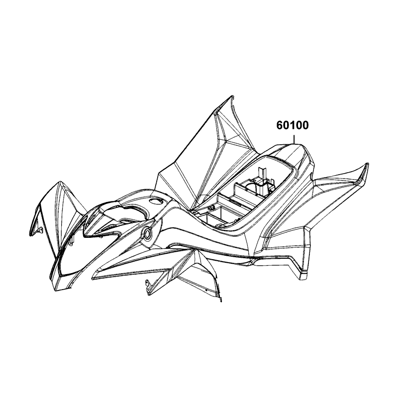 60100-ABC9-M00-HGR FENDER FRONT — diagram cutout