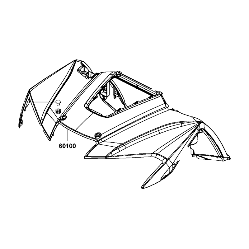 60100-BBC2-600-J2P FENDER FRONT — diagram cutout