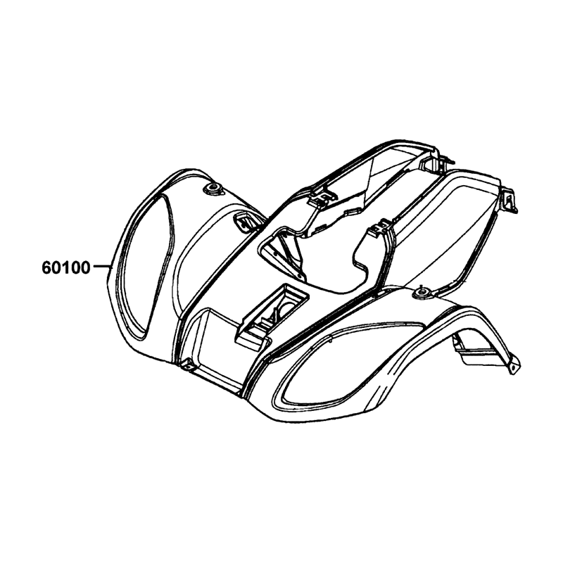 60100-LCA4-M00-C3R FENDER FRONT — diagram cutout