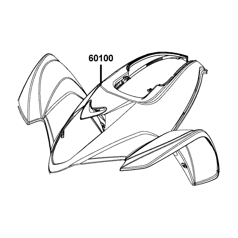 60100-LDF3-E01-YUR FENDER FRONT — diagram cutout