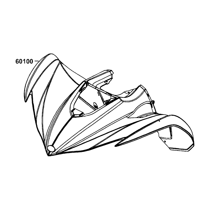 60100-LGN5-E00-EER FENDER, FRONT — diagram cutout