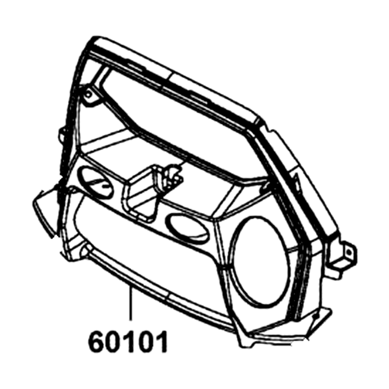 60101-ALC1-E00-F1P PANEL TRIM FR FENDER — diagram cutout