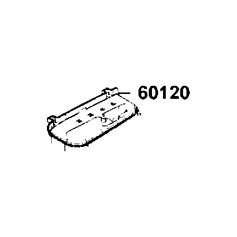 60120-ALC1-E00-N1R GUIDE COVER CHANGE HANDLE (Black) — diagram cutout