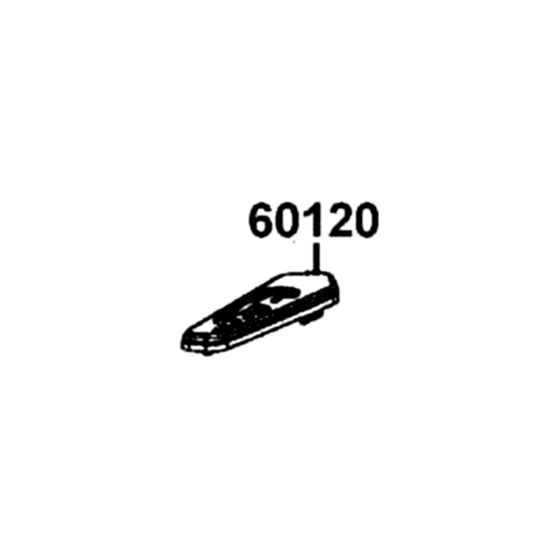 60120-LCA4-E00-N1R GUIDE COVER CHANGE HANDLE (Black) — diagram cutout
